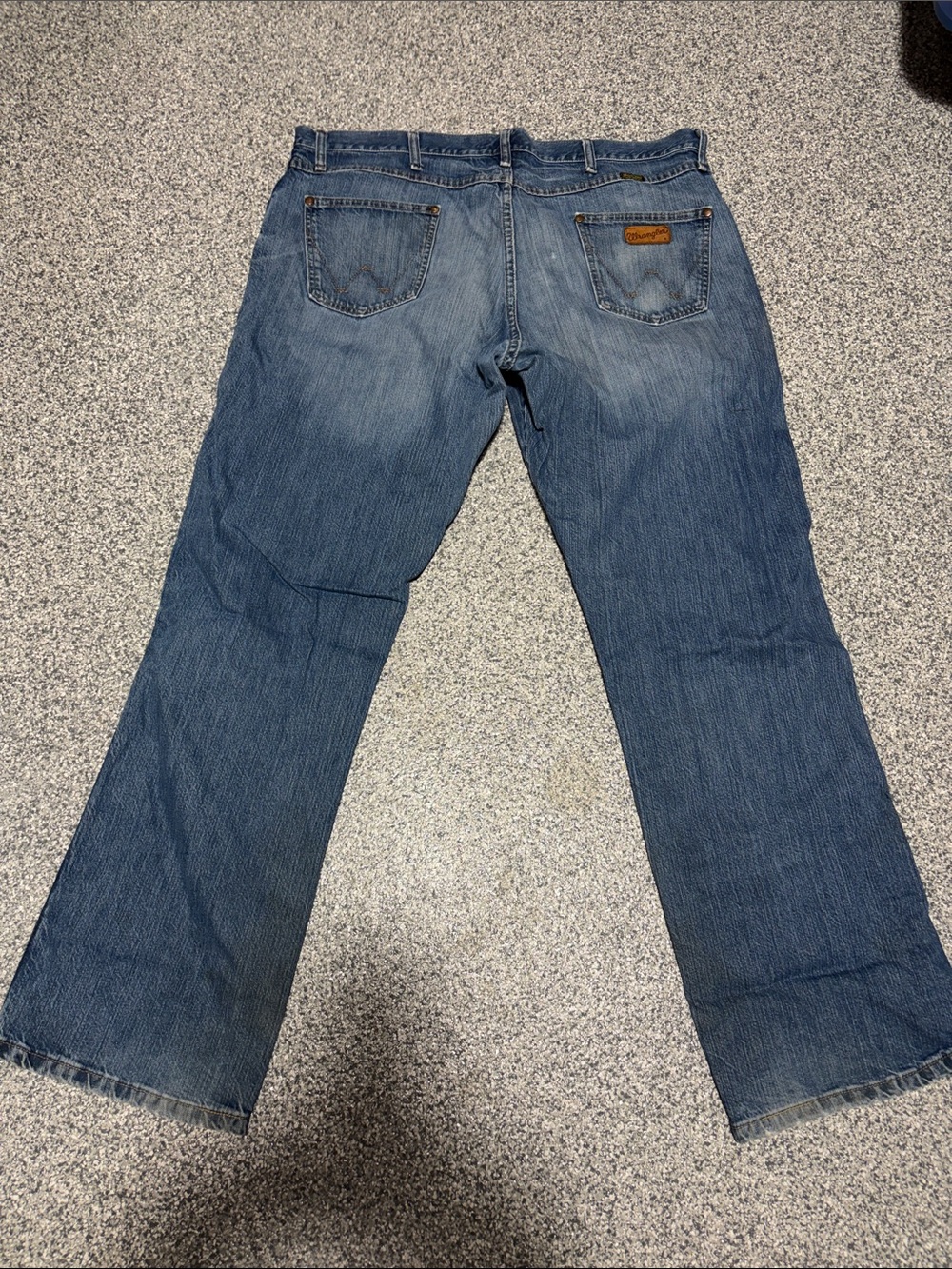 Men's Bootcut Denim Jeans in Medium Blue - Casual Everyday Wear